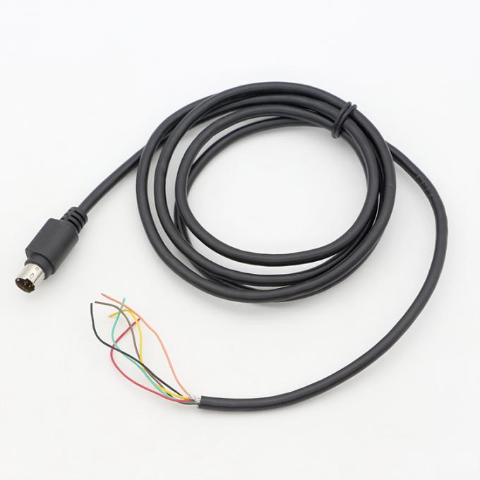 Anpassung 6 7 8 PIN MINI DIN bis Pigtail Offene Zinndrahtkabel 4