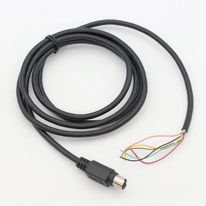 Anpassung 6 7 8 PIN MINI DIN bis Pigtail Offene Zinndrahtkabel 5
