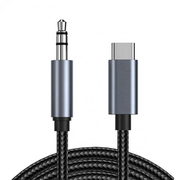 DAC USB Typ C auf 3,5 mm Audio Jack Männliches Kabel AUX Kopfhörer Dongle Adapter für Pixel Google 0