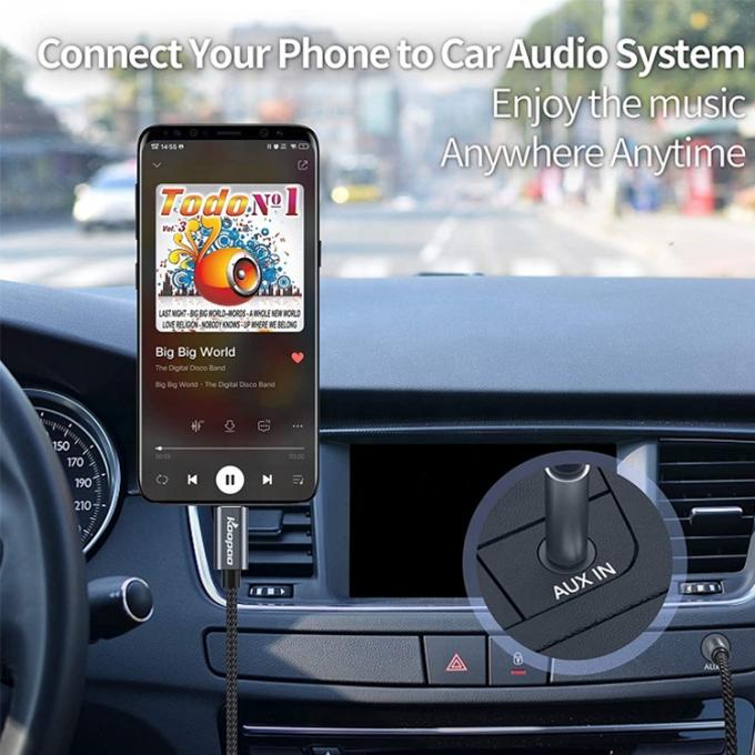 DAC USB Typ C auf 3,5 mm Audio Jack Männliches Kabel AUX Kopfhörer Dongle Adapter für Pixel Google 5