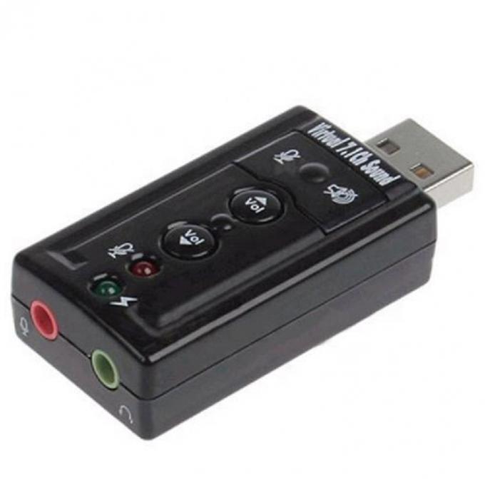 Plug and Play Audio Mic Studio USB-Auswärtiger Soundkartenadapter 0