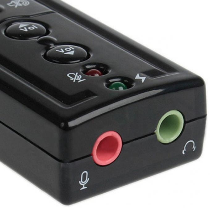 Plug and Play Audio Mic Studio USB-Auswärtiger Soundkartenadapter 3