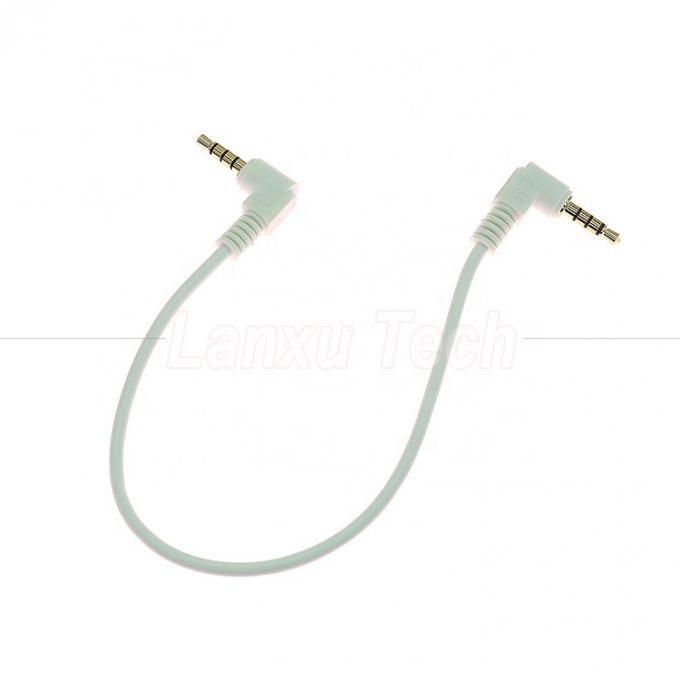 90 Grad Winkel Männlich auf Männlich 3,5 mm 3 4 Pole TRS TRRS Mono Mikrofon Stereo Audio Jack Patch Adapter Kabel für Kopfhörer 0