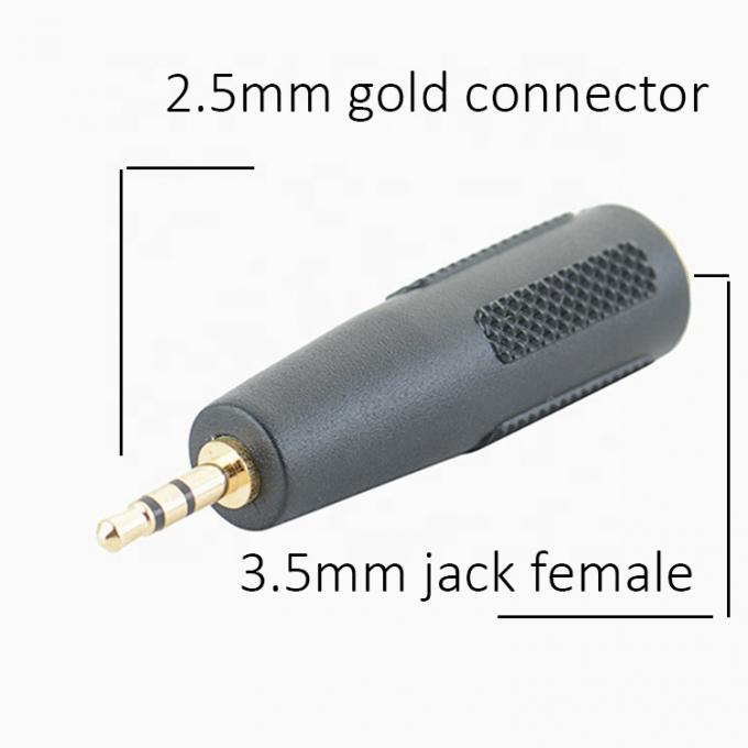 3 Stangen TRS Jack Männlich-Fraulich 2,5 bis 3,5 Audio Adapter 1