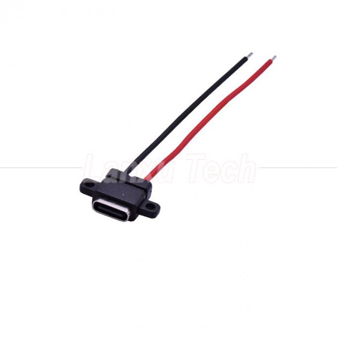 Wasserdichtes USB-Solder Typ C, weibliche Steckdose, Drahtkabel für Laptop-Drucker 2