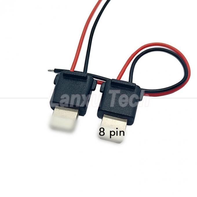 USB-Typ C 2-Stift-Männlich-Stecker-Anschlusskabel für Telefon-Stromversorgung 4