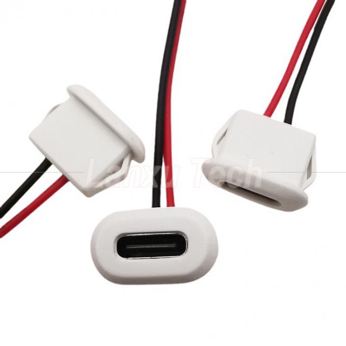 Wasserdichtes USB-Kabel mit zwei Stiften, weibliche Steckdose, für Leuchtenfahrzeuge 2