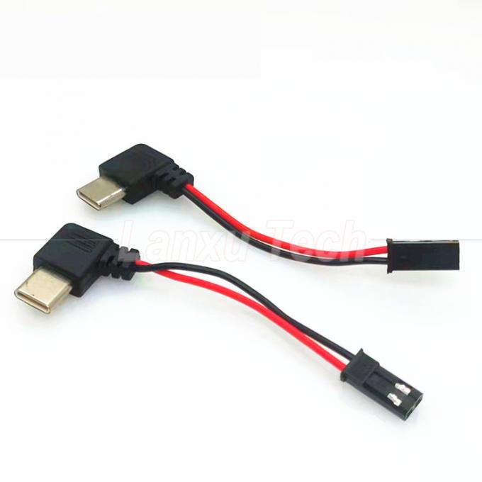 90 Grad Rechtswinkel USB 8 Pin Micro Typ C bis JST SYP Steckkabel für Motorradfahrer Magnettelefonhalter 2