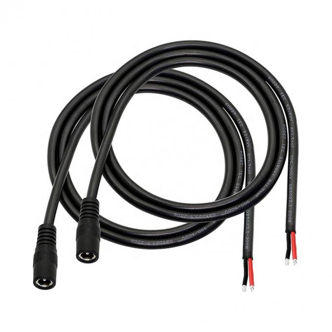 12V Gleichspannungs-Fass Jack 5,5x2,1mm 5,5x2,5mm 3,5x1,35mm Männlich Weiblich Steckdose zum offenen Pigtail Gleichspannungskabel 1