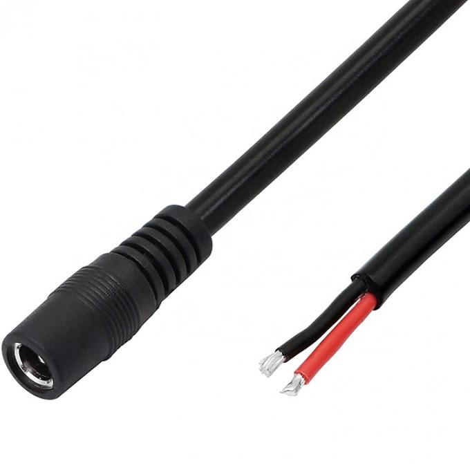 12V Gleichspannungs-Fass Jack 5,5x2,1mm 5,5x2,5mm 3,5x1,35mm Männlich Weiblich Steckdose zum offenen Pigtail Gleichspannungskabel 2