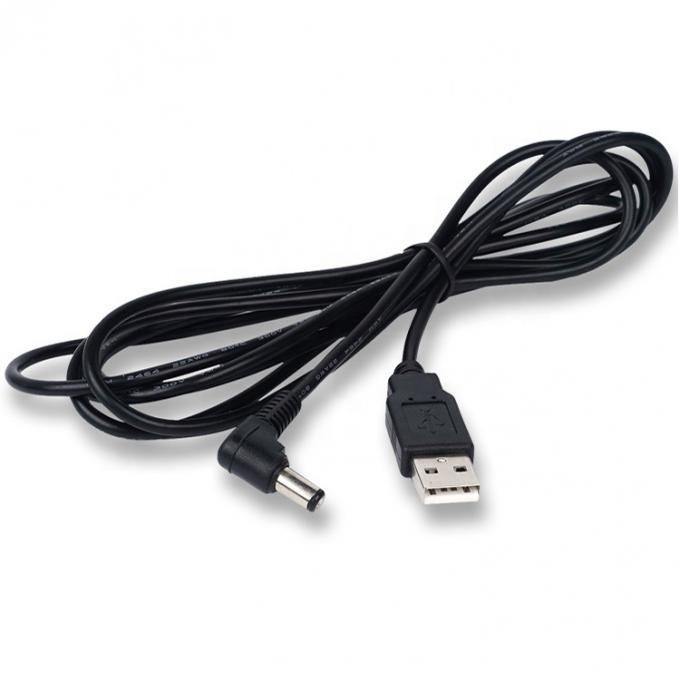 Custom USB Männlich zum rechten Winkel 5,5 X 2,1 mm 2,5 3,5 1,35 Steckverbinder Männlich Gleichspannungskabel 2