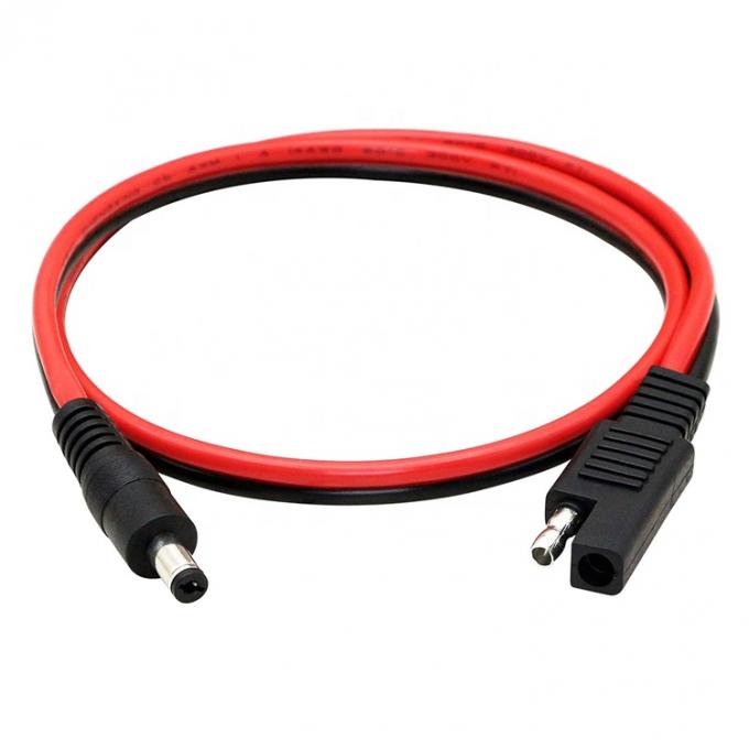 14AWG Gleichstromstecker 5,5x2,1 mm Männlich bis SAE 2 Pins Steckverbinder Verlängerungskabel für Automotive RV Solar Panel 0