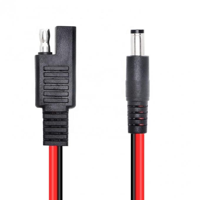 14AWG Gleichstromstecker 5,5x2,1 mm Männlich bis SAE 2 Pins Steckverbinder Verlängerungskabel für Automotive RV Solar Panel 1