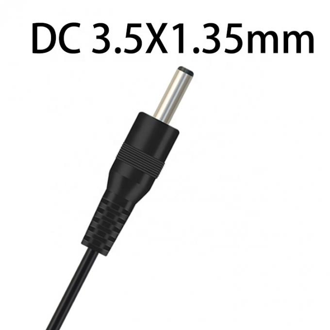 DC Barrel Jack Männlich 3,5x1,35mm bis Stripped Tined Wire Pigtail Bare End Kabel 3