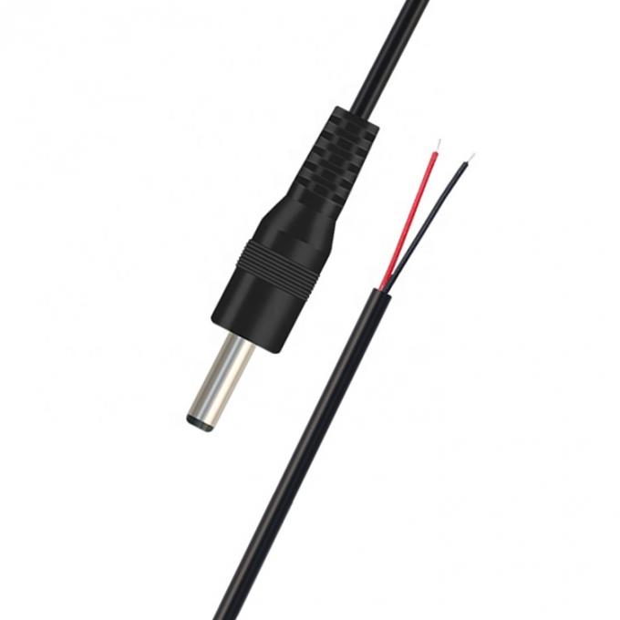 DC Barrel Jack Männlich 3,5x1,35mm bis Stripped Tined Wire Pigtail Bare End Kabel 2