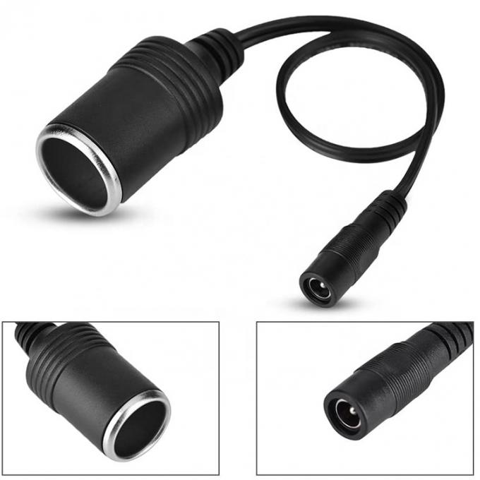 120W 12V 10A weibliche Autosigarette Steckdose zu DC 5,5 mm x 2,1 mm Stromadapterkabel 1
