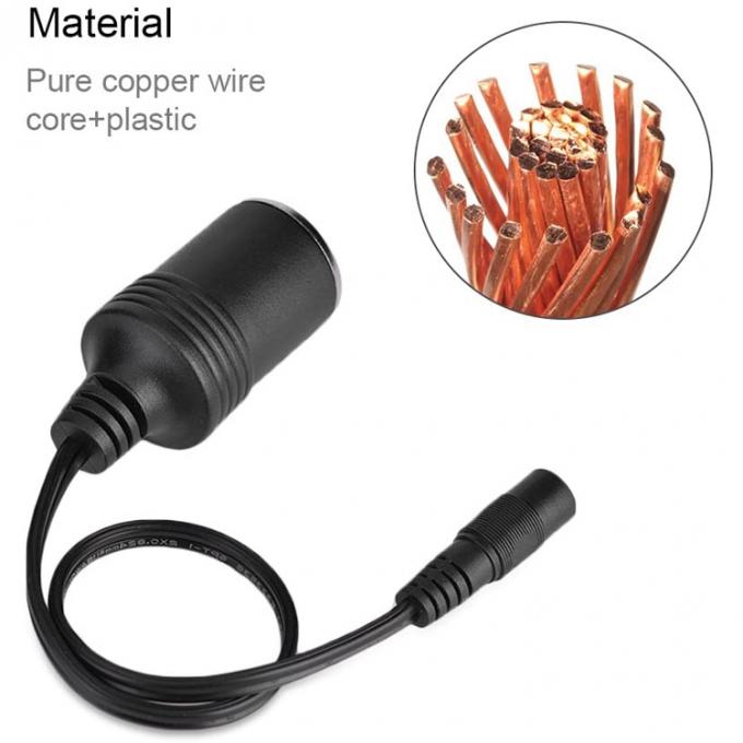 120W 12V 10A weibliche Autosigarette Steckdose zu DC 5,5 mm x 2,1 mm Stromadapterkabel 3