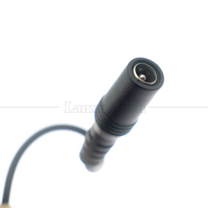 angepasste DC-Frauen-Fass-Jack-Stecker 5,5x2,1mm-Anschluss zum geöffneten Tin-Pigtail-Drahtkabel für Led-Licht 4