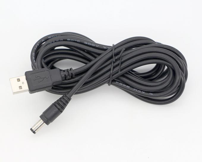 1m 3m 5m 10m 1A 2A 5A USB A Männlich auf DC 5.5x2.1mm 3.5 1.35 4.0 1.7 Fass Jack Stromladekabel für LED CCTV-Kamera 8