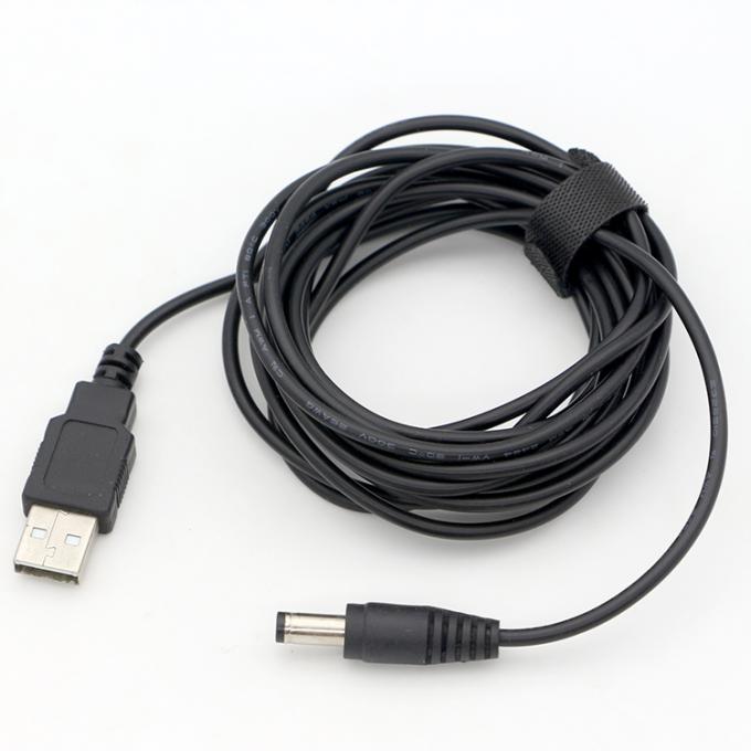 1m 3m 5m 10m 1A 2A 5A USB A Männlich auf DC 5.5x2.1mm 3.5 1.35 4.0 1.7 Fass Jack Stromladekabel für LED CCTV-Kamera 7