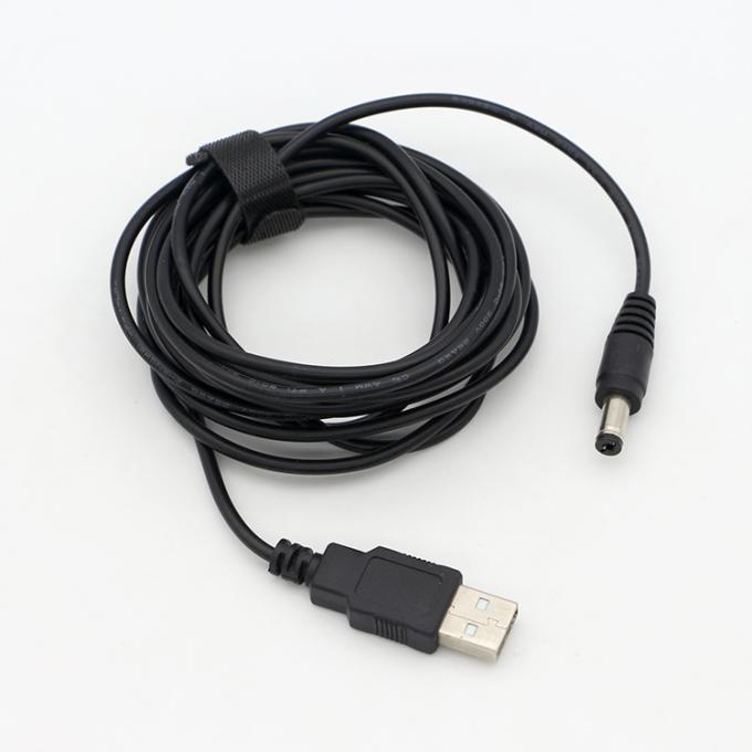 1m 3m 5m 10m 1A 2A 5A USB A Männlich auf DC 5.5x2.1mm 3.5 1.35 4.0 1.7 Fass Jack Stromladekabel für LED CCTV-Kamera 9
