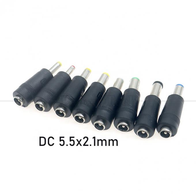 Gleichspannung weiblich 5,5x2,1 mm bis männlich 5,5x2,1 3,5x1,35 4,0x1,7 5,5x1,7 5,5x2,5 6,3x3,0 6,0x4,0 Steckverbinder-Wandler-Adapter 4