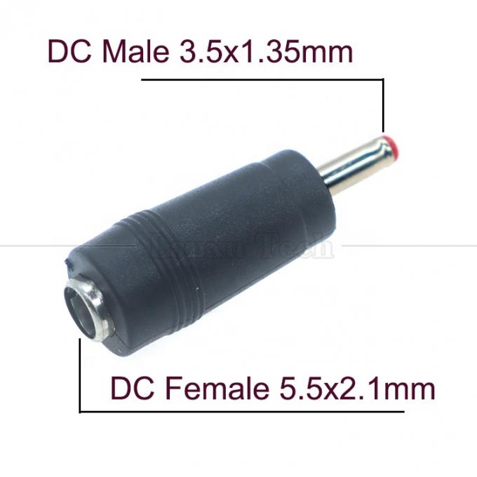 5.5x2.1mm Weiblich auf 3.5x1.35mm Männlich Gleichstromanschluss-Adapter 1