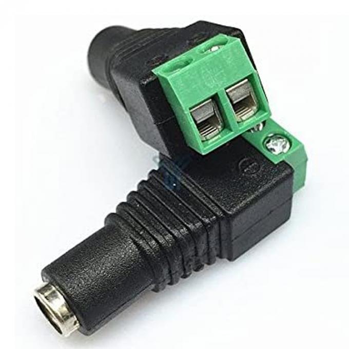 Lötlose 12v 24v 5,5x2,5mm 5,5x2,1mm weibliche Gleichstromsteckdose Steckverbinder Jack Adapter für CCTV-Kamera Led-Streifenleuchten 2