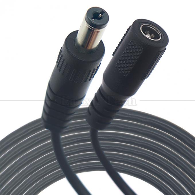 Custom 16AWG 18 20 22 24 26 28 AWG Männlich zu Männlich 5.5x2.1mm 5.5x2.5mm 3.5x1.35mm 12V Gleichspannungs-Ausleiter für CCTV 2