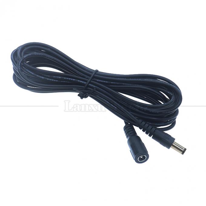 Custom 16AWG 18 20 22 24 26 28 AWG Männlich zu Männlich 5.5x2.1mm 5.5x2.5mm 3.5x1.35mm 12V Gleichspannungs-Ausleiter für CCTV 5