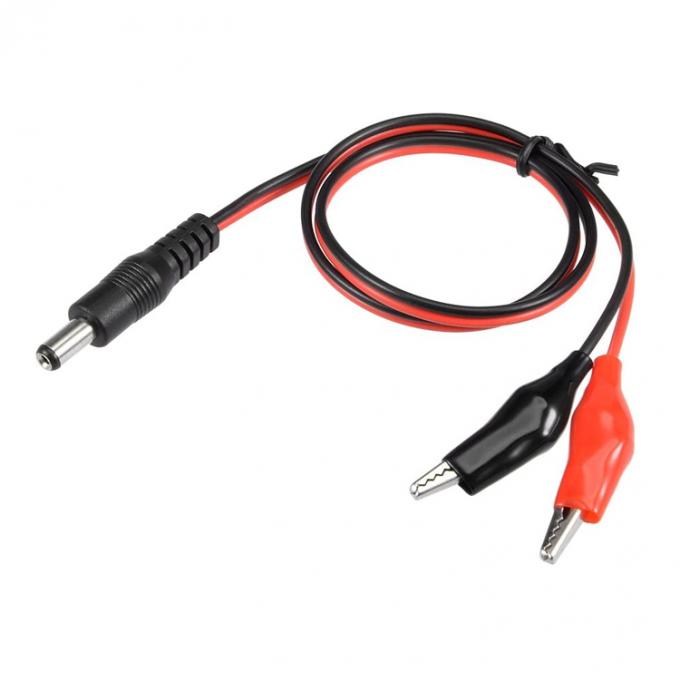 30cm Gleichstrom-Fass Jack 5,5x2,1mm Männlich Weiblich zu Dual Alligator Clips Stromversorgung Gleichstrom-Kabel für CCTV-Kamera 1