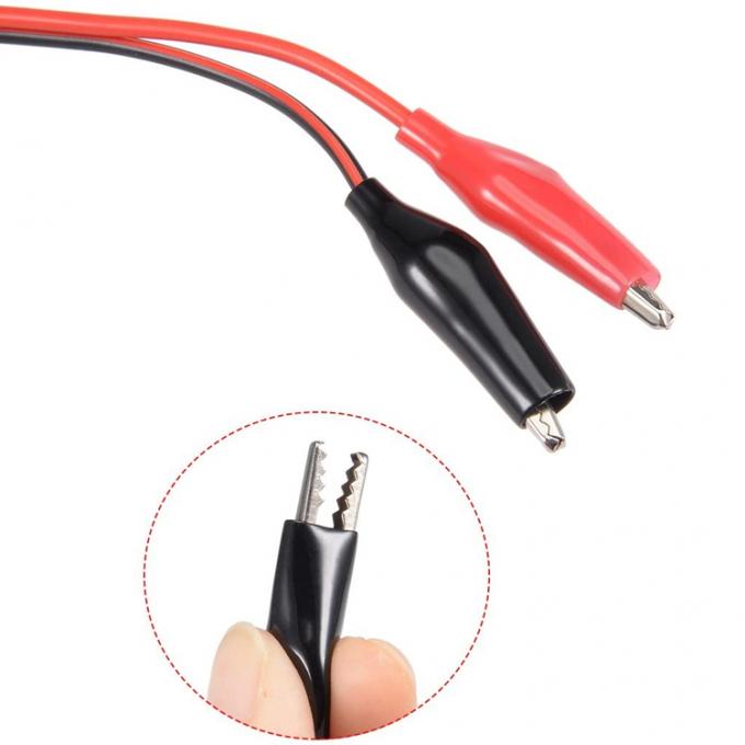 30cm Gleichstrom-Fass Jack 5,5x2,1mm Männlich Weiblich zu Dual Alligator Clips Stromversorgung Gleichstrom-Kabel für CCTV-Kamera 2