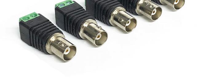 Lötlose Schraubterminal BNC weiblicher männlicher Steckeradapter für CCTV-Kamera-Monitor-Video-Recorder 4