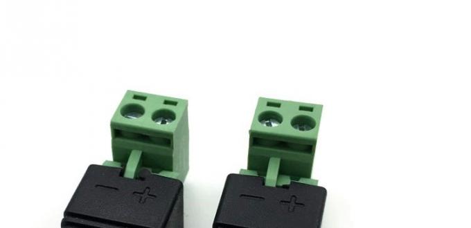 Solderless Insert Männlich weiblich 2,1 x 5,5 mm DC Jack Steckverbinder Stromanschluss Stecker Adapter für LED-Streifen CCTV-Kamera 3