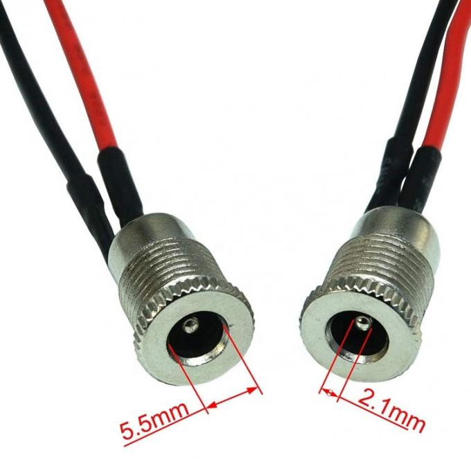 Gezweißtes weibliches DC099-Gehäuse, Fass-Steckdose, Steckdose 10A, 5,5x2,1 mm, Gleichstromadapter 2