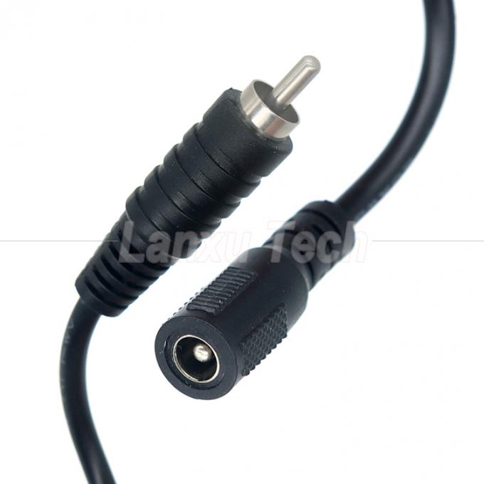 RCA Männlich zu Gleichspannung 5.5x2.1 5.5x2.5 3.5x1.35mm Weiblich Stecker Fass Jack Pedal 12V Gleichspannungskabel 0