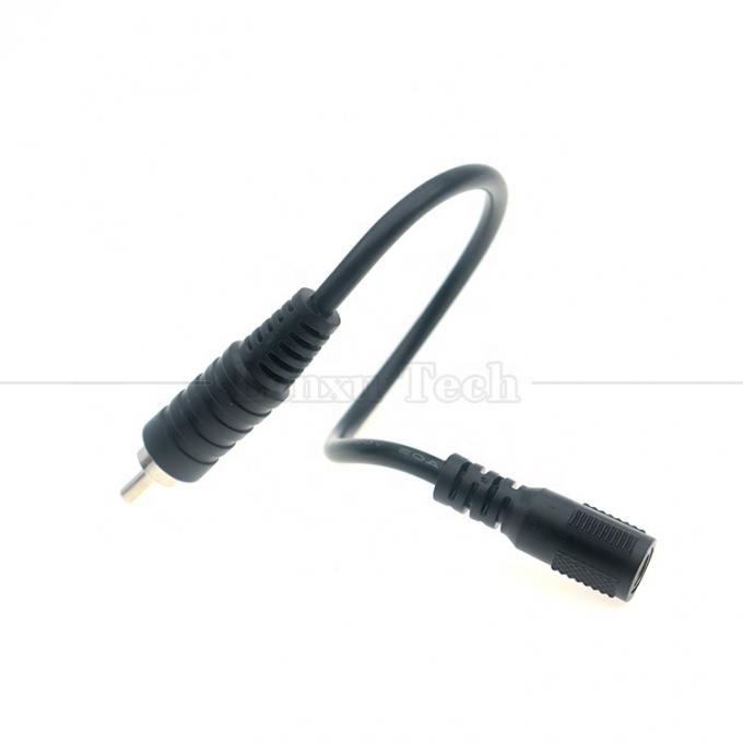 RCA Männlich zu Gleichspannung 5,5x2,5 mm 5,5x2,1 mm Weiblich Steckerfass Jack 12V Gleichspannungspedal-Stromkabel 2