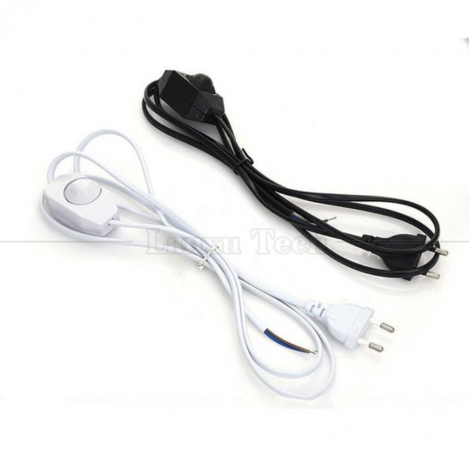 1.8m EU-Anschluss ON OFF LED Dimmer Controller Adapter AC Stromverlängerungskabel für Tischlampe 0