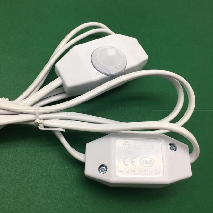 1.8m EU-Anschluss ON OFF LED Dimmer Controller Adapter AC Stromverlängerungskabel für Tischlampe 2