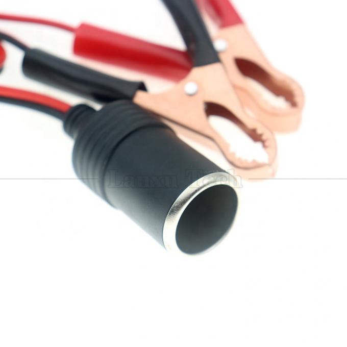 12V Batterie Alligator Clips Klammer zum Auto Zigarettenanzünder weibliche Steckdose Adapter Stromkabel 2