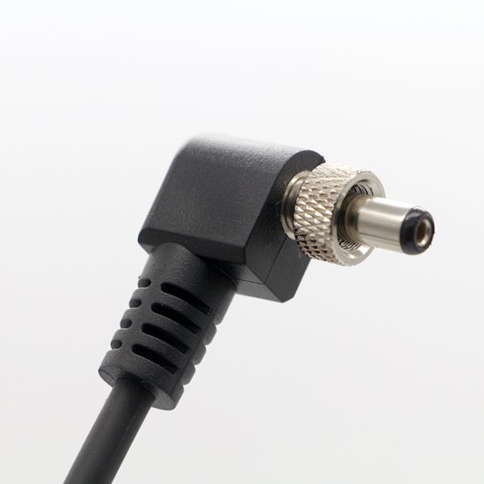 OEM Schraubverriegelung 90 Grad Rechtswinkel 5V 12V Männlich auf weiblich 5.5x2.1mm 5.5X2.5mm Gleichstromkabel 1