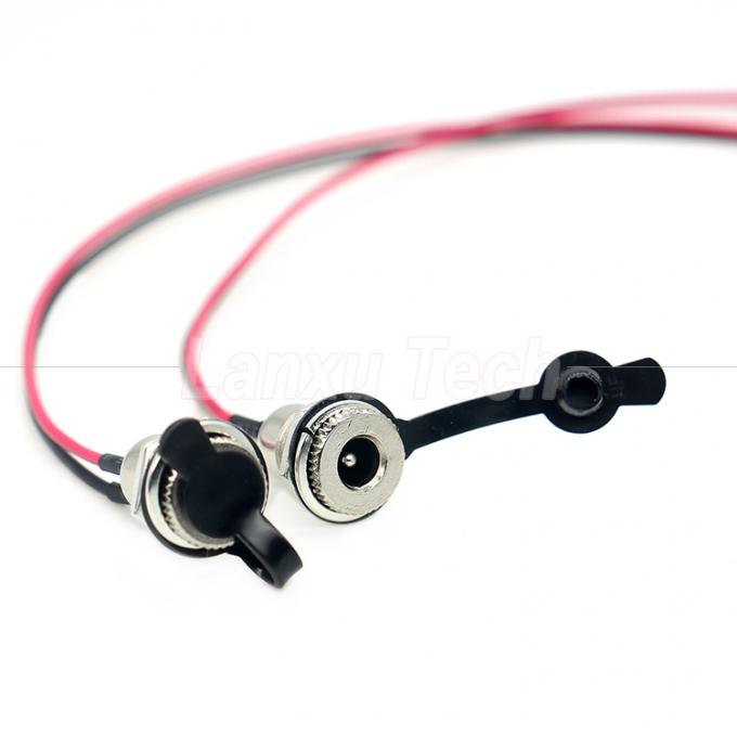 Wasserdichte Gleichspannung weibliche Steckdose 5,5x2,1 mm 5,5x2,5 mm Jack DC099 bis XH2,54 PH SH VH-Anschlusskabel mit Kappe 2