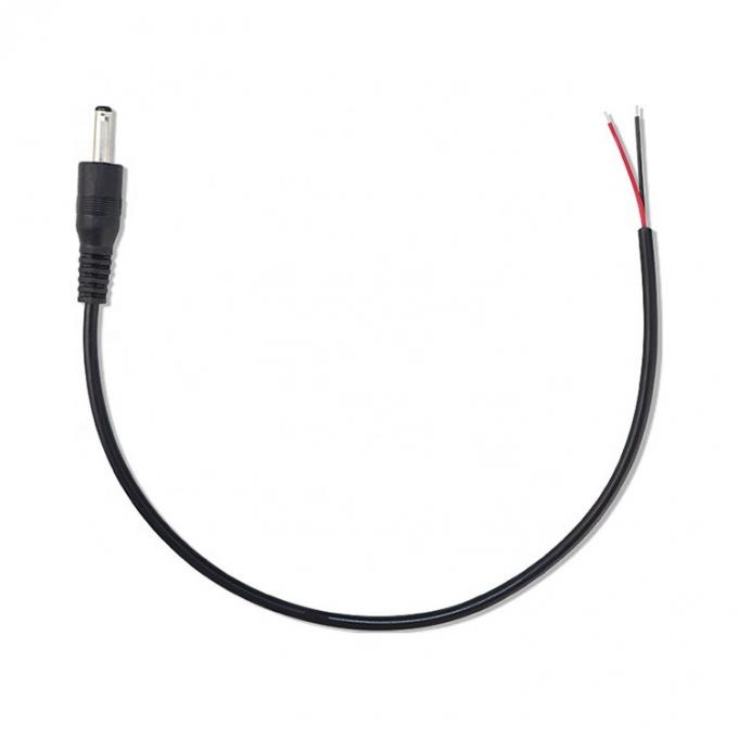 90 Grad Rechtswinkel DC Jack 5.5x2.1mm 5.5x2.5mm 1.35x3.5mm bis zum offenen Draht Ende Pigtail Kabel 4