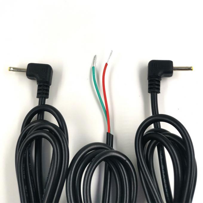 Custom 90 Grad Winkel DC Fass Jack 2.5x0.7mm zu entklebten geballten nackten Draht Ende Kabel 5