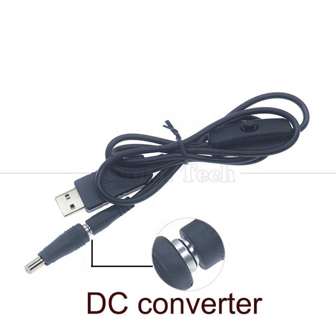 5.5x2.1mm Weiblich auf 5.5x2.5mm Stecker Männlich Gleichspannungsstromfass Jack Stecker Konverter Adapter 1