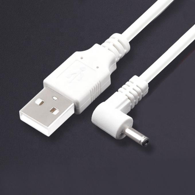 90 Grad Winkel 1m USB-DC-Mann 3,5x1,35mm Stromverlängerungskabel 2