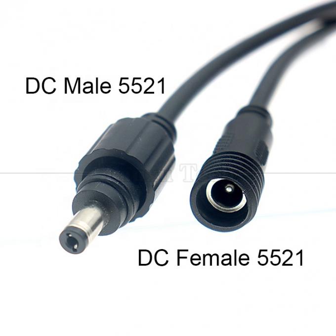 IP67 Wasserdicht Männlich Weiblich 5.5X2.1mm 5.5x2.5mm 3.5x1.35mm Jack DC Stromverlängerungskabel 2
