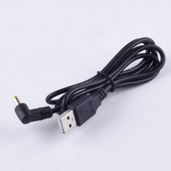 90 Grad Winkel L-Form 1m USB zu DC Männlich 4,0x1,7mm Erweiterungsladekabel 3