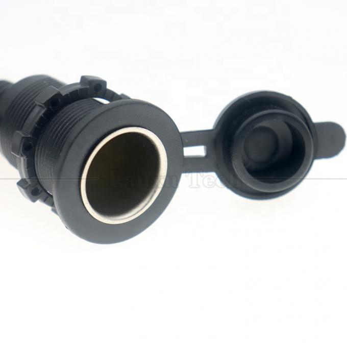 Wasserdichtes 12V 24V 16AWG Gleichstrom-Zigarettenauflühler für Fahrzeuge Weibliche Steckdose Steckdose Stromadapter Verlängerungskabel 1