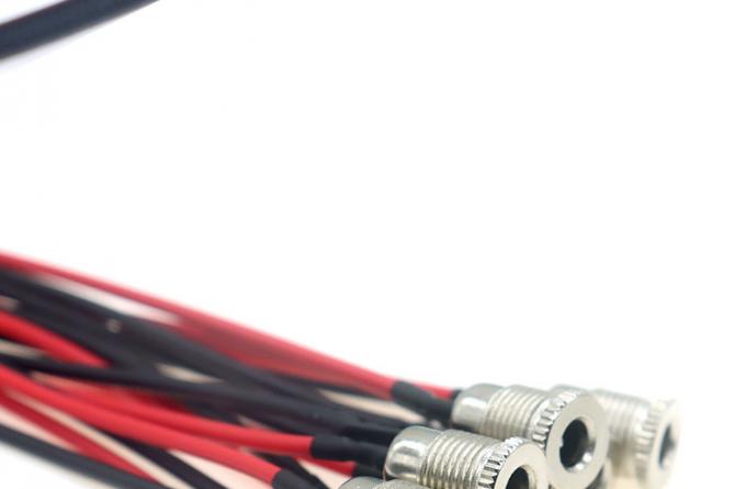 18AWG 10A Metallgelenkte weibliche Steckdose DC099 5.5x2.1mm 5.5x2.5mm Panel Mount Steckverbinder Pigtail DC-Stromanschlusskabel 4